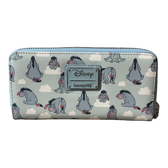 Disney Loungefly Eeyore Zip Around Wallet - Picture 1 of 8